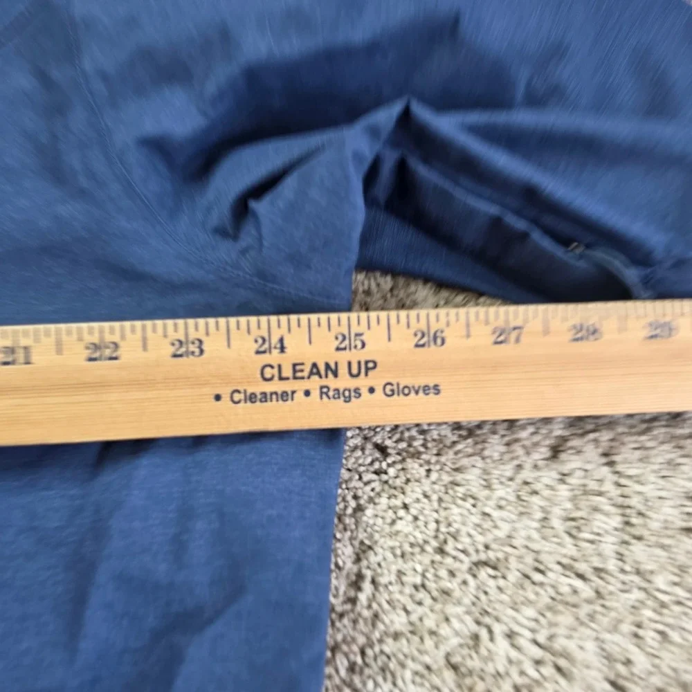 The North Face Rain Jacket Mens Large Blue Hooded Shell Gorpcore Outdoor Adult